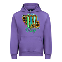 Tulip Virgo Zodiac Sign Sunflower Leopard Serape Urban Hoodie - RanaPortraitStore