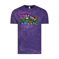 Cloud Purple happy easter day truck Vintage Tee - CowhideDigitalArt