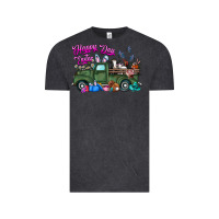 Vintage Black happy easter day truck Vintage Tee - CowhideDigitalArt