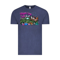 Vintage Denim happy easter day truck Vintage Tee - CowhideDigitalArt