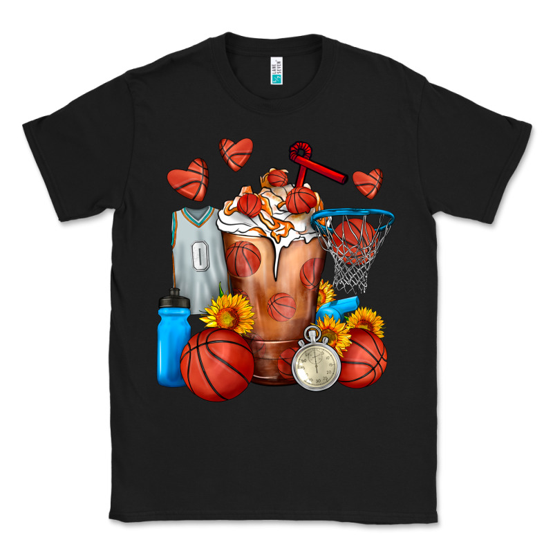 Basketball Sunflower Frappe Classic Tee by FaDigitalArtStudio | Teevron