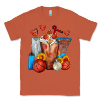 Copper Basketball Sunflower Frappe Classic Tee - FaDigitalArtStudio
