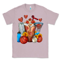 Lilac Basketball Sunflower Frappe Classic Tee - FaDigitalArtStudio