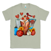 Matcha Basketball Sunflower Frappe Classic Tee - FaDigitalArtStudio