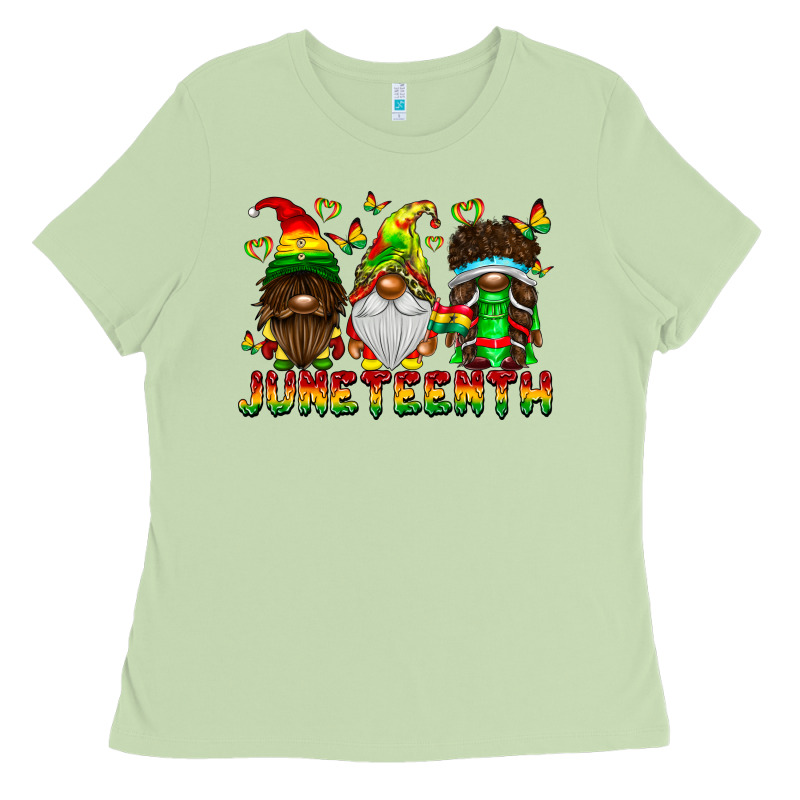 June Teenth Gnomes Ladies Tee by CowhideDigitalArt | Teevron