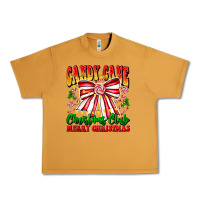 Peanut Butter Candy Cane Christmas Club Urban Heavy Tee - CowhideDigitalArt