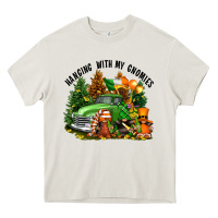 Cream St. Patricks Day hanging with my gnomies Heavy Core Tee - FaDigitalArtStudio