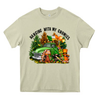 Mossy St. Patricks Day hanging with my gnomies Heavy Core Tee - FaDigitalArtStudio