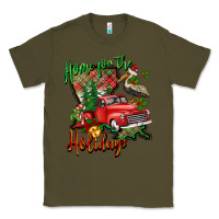 Army Green home for the holidays louisiana Classic Tee - BarkalooDesign