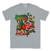 Heather Grey home for the holidays louisiana Classic Tee - BarkalooDesign