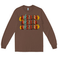 Chestnut western sunflower Long Sleeve Tee - RacoonDesign