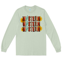 Matcha western sunflower Long Sleeve Tee - RacoonDesign
