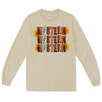 Mushroom western sunflower Long Sleeve Tee - RacoonDesign