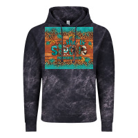 Cloud Black she is strong gemstone sunflower leopard Vintage Hoodie - Artiststas