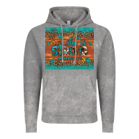 Cloud Rock she is strong gemstone sunflower leopard Vintage Hoodie - Artiststas