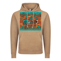 Vintage Coffee she is strong gemstone sunflower leopard Vintage Hoodie - Artiststas