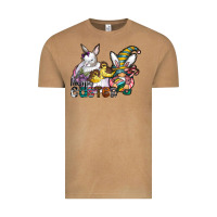 Vintage Camel Happy Easter Vintage Tee - CowhideDigitalArt