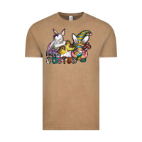 Vintage Coffee Happy Easter Vintage Tee - CowhideDigitalArt