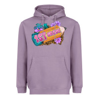 Lavender Hello 1st Grade Heavyweight Hoodie - RanaPortraitStore