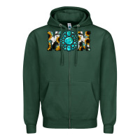 Sports Green Sunflower Cowhide Turquoise Gemstone Mom Zipper Hoodie - Jasminsmagicworld