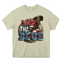 Mossy I back the blue Heavy Core Tee - FaDigitalArtStudio