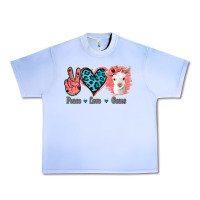 Grape Ice Peace Love Goats Urban Heavy Tee - Jasminsmagicworld
