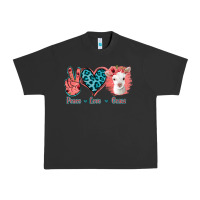 Pigment Black Peace Love Goats Urban Heavy Tee - Jasminsmagicworld