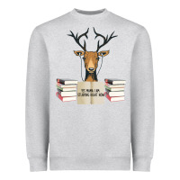 Yes Mama I Am Studying Right Now, Deer Heavyweight Sweatshirt | Teevron