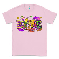 Bubblegum Pink Love Mardi Gras Classic Tee - FaDigitalArtStudio