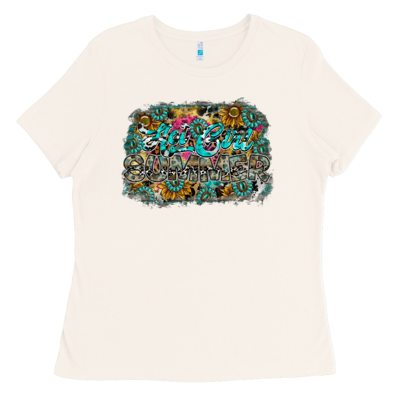 Hot Mom Summer Ladies Tee by CowhideDigitalArt | Teevron