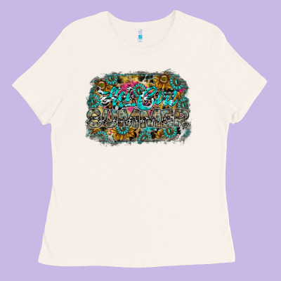 Hot Mom Summer Ladies Tee Designed By Cowhidedigitalart