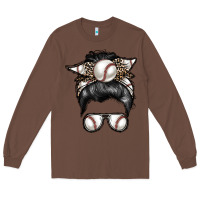 Chestnut baseball mom Long Sleeve Tee - RacoonDesign