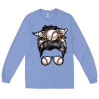 Colony Blue baseball mom Long Sleeve Tee - RacoonDesign