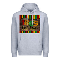 Heather Grey 1865 juneteenth tumbler Premium Hoodie - BarkalooDesign