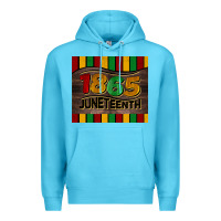Ocean Blue 1865 juneteenth tumbler Premium Hoodie - BarkalooDesign