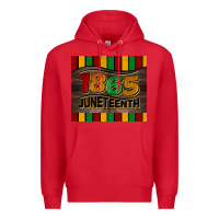 Red 1865 juneteenth tumbler Premium Hoodie - BarkalooDesign