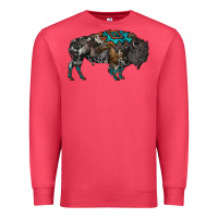 Cardinal cowhide bison Premium Sweatshirt - RanaPortraitStore