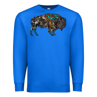 True Royal cowhide bison Premium Sweatshirt - RanaPortraitStore