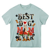 Arona Best dog mom ever Mother's Day Heavy Core Tee - FaDigitalArtStudio