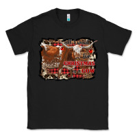 Black all i want for christmas is a cow Classic Tee - RanaPortraitStore