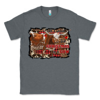 Charcoal Heather all i want for christmas is a cow Classic Tee - RanaPortraitStore