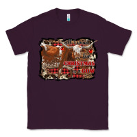 Plum all i want for christmas is a cow Classic Tee - RanaPortraitStore