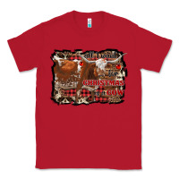 Red all i want for christmas is a cow Classic Tee - RanaPortraitStore