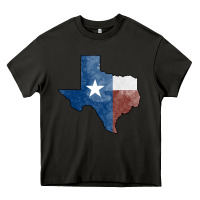 Asphalt Texas Watercolor Map Heavy Core Tee - Jasminsmagicworld