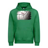 Emerald Volleyball Brushstroke Urban Hoodie - RanaPortraitStore