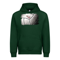 Foreset Green Volleyball Brushstroke Urban Hoodie - RanaPortraitStore