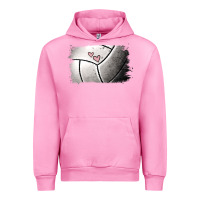 Fuchsia Pink Volleyball Brushstroke Urban Hoodie - RanaPortraitStore