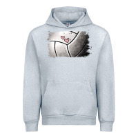 Heather Grey Volleyball Brushstroke Urban Hoodie - RanaPortraitStore