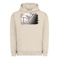 Pigment French Oak Volleyball Brushstroke Urban Hoodie - RanaPortraitStore