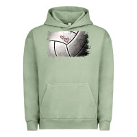 Pigment Oil Green Volleyball Brushstroke Urban Hoodie - RanaPortraitStore